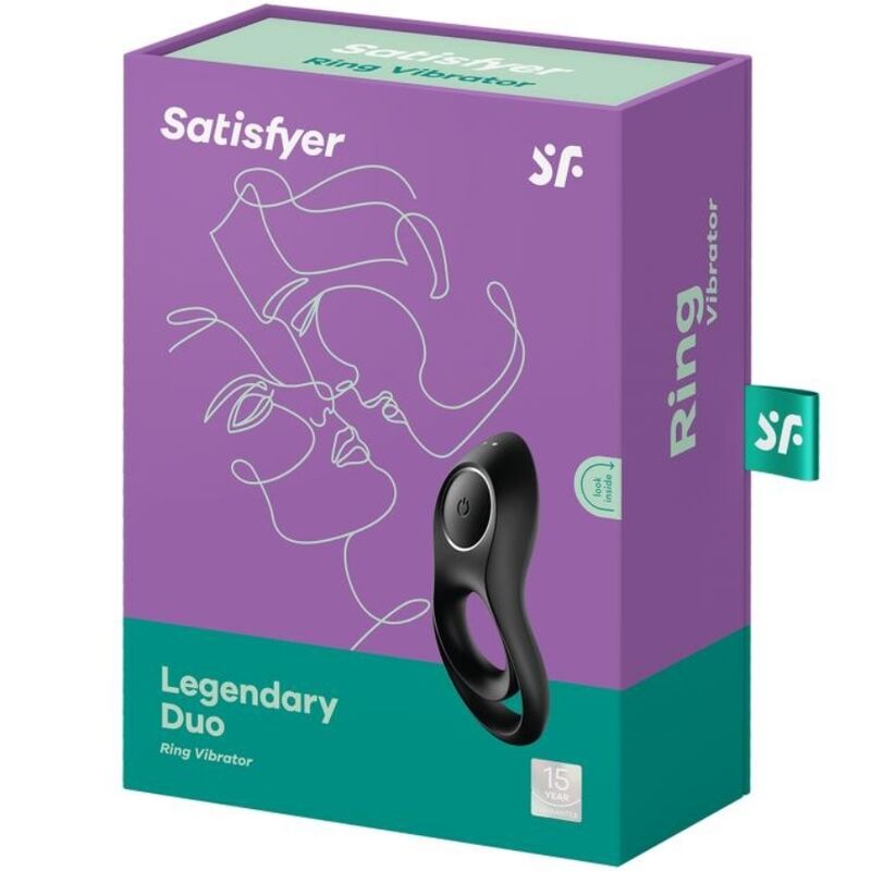 SATISFYER - LEGENDRER DUORING VIBRATOR BLACK