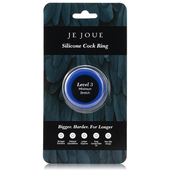 JE JOUE - BLUE SILICONE RING - MINIMAL STRANGULATION