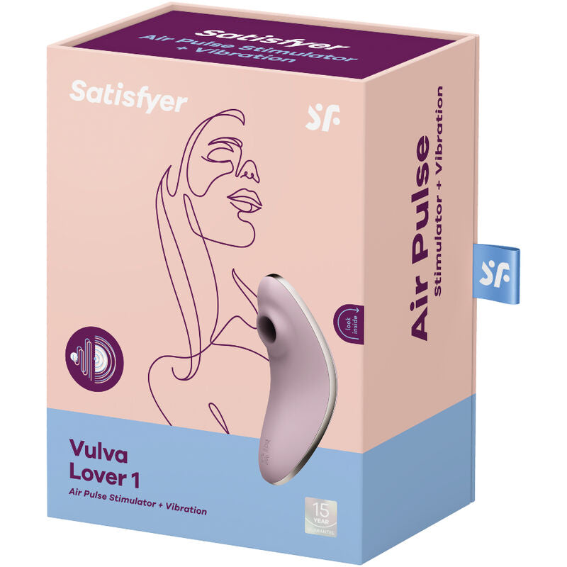 SATISFYER - VULVA LOVER 1 LUFTPULSSTIMULATOR & VIBRATOR BLAU