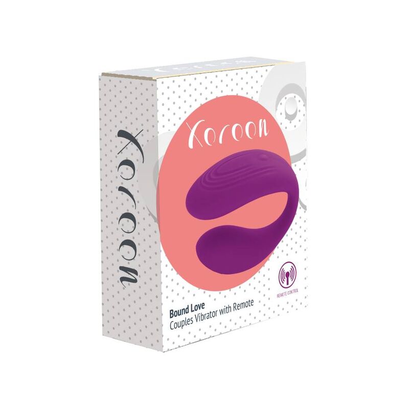 XOCOON - BOUND VIBRATOR FOR COUPLES, PURPLE