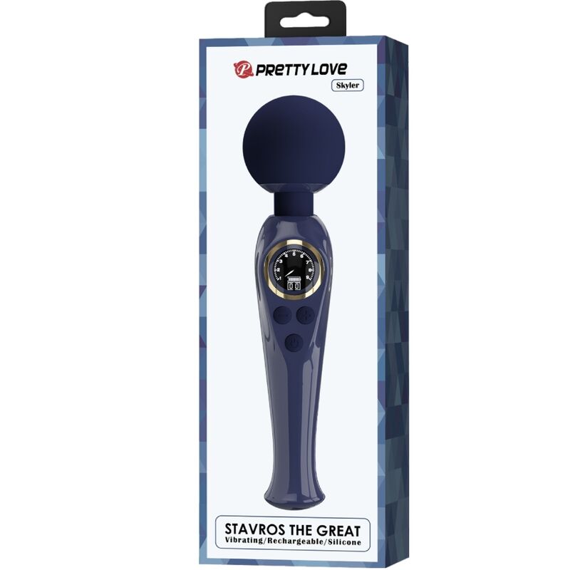 PRETTY LOVE - SKYLER VIBRATOR ROD BLUE