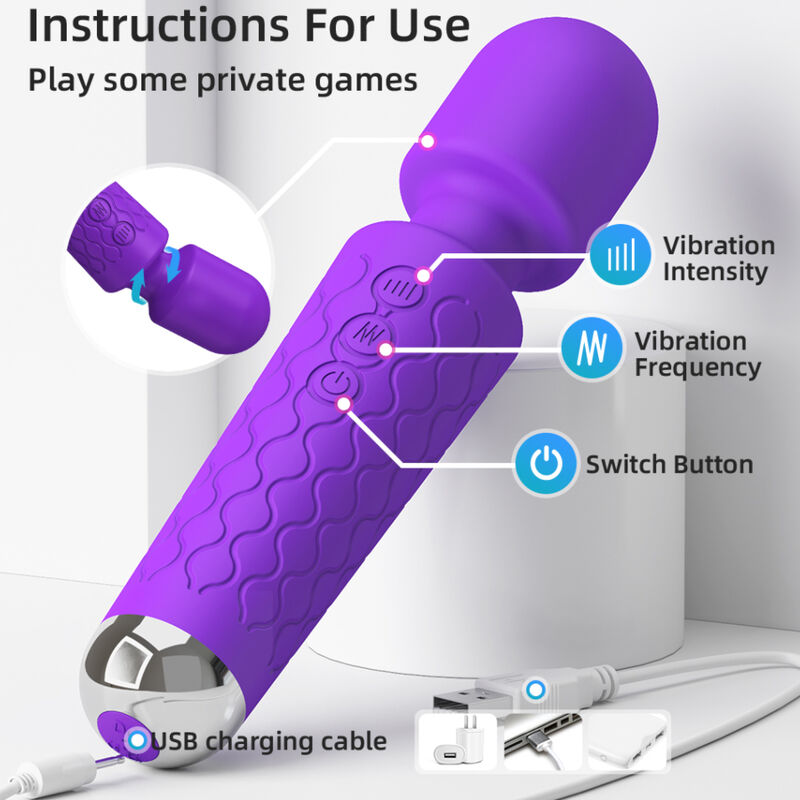 ARMONY - PURPLE MASSAGER & VIBRATOR