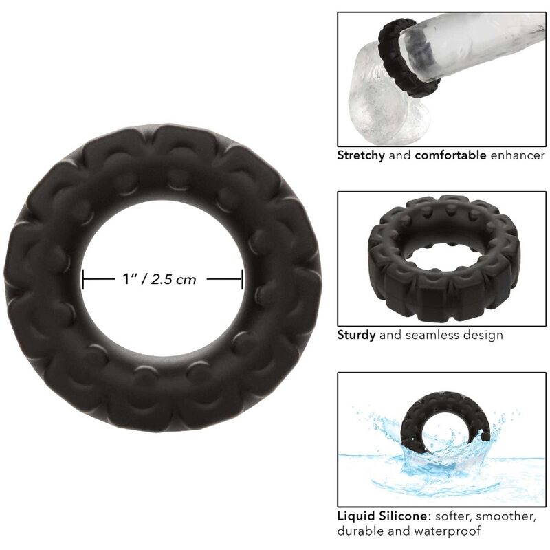 CALEXOTICS - ALPHA PROLONG TREADING RING BLACK