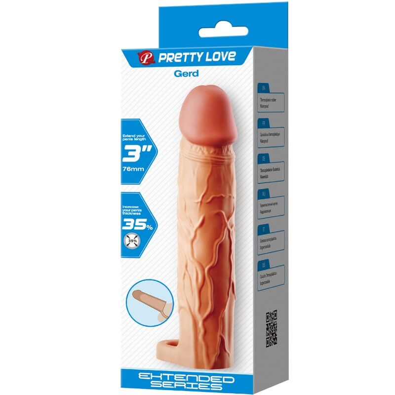 PRETTY LOVE - GERD NATURAL PENIS SLEEVE FOR EXTENSION