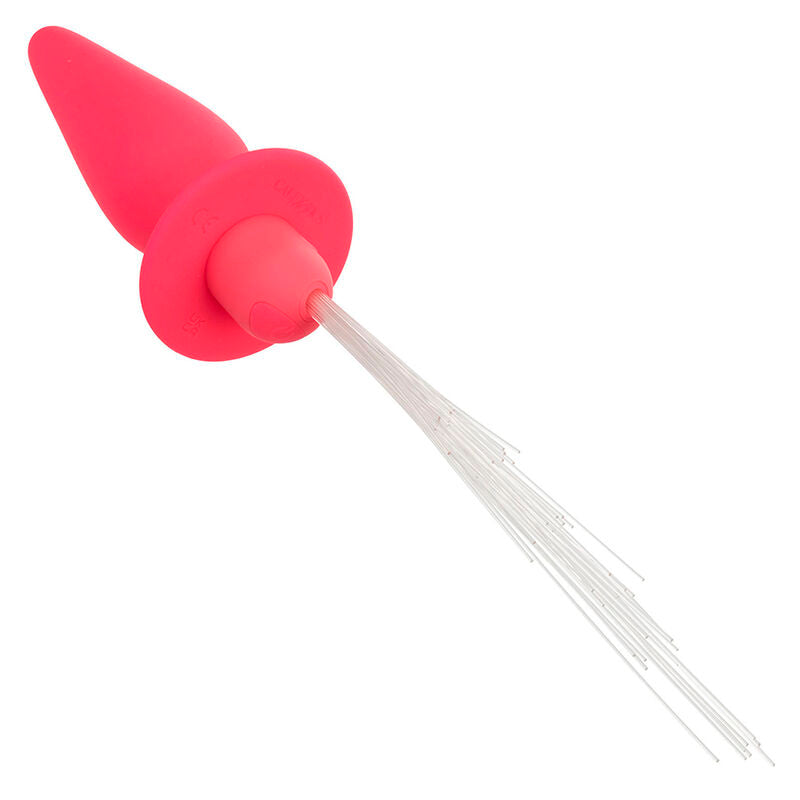 CALEXOTICS - SOUTHERN LIGHTS LIGHT UP ILLUMINATED ANAL PLUGS 10 VIBRATIONS SILICONE PINK