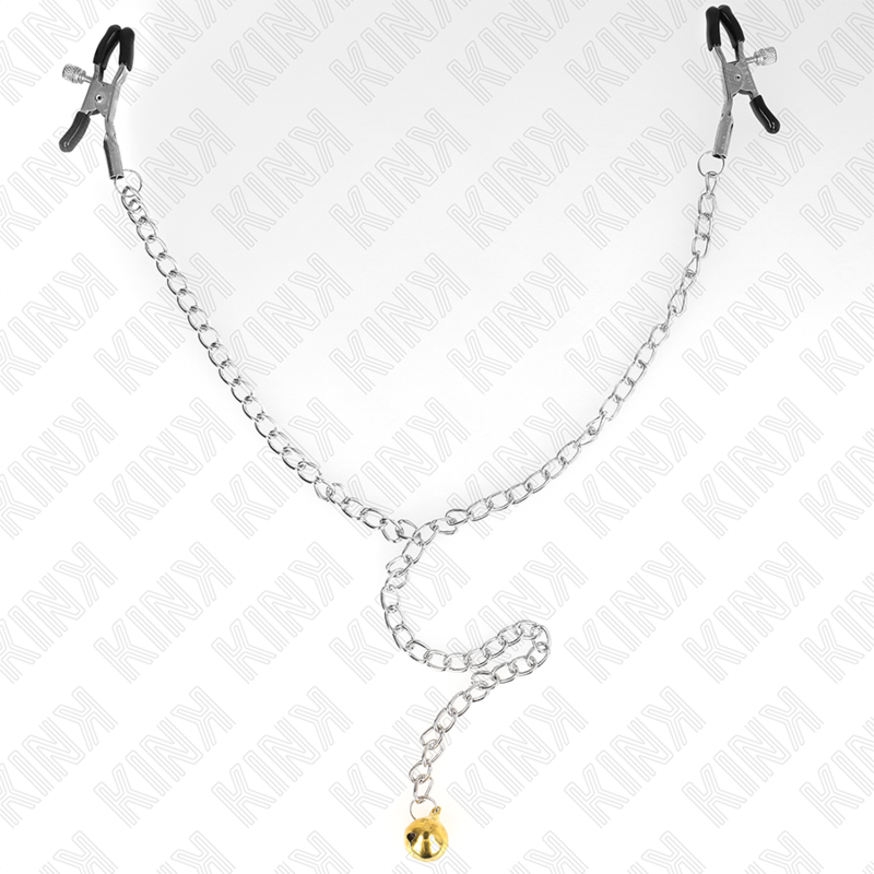 KINK - CHAIN NIPPLE CLIPS WITH BELL 30 CM