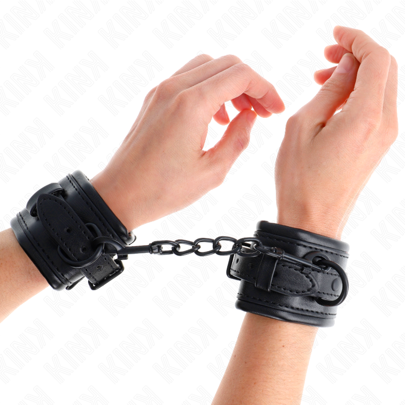 KINK - BLACK ADJUSTABLE WRIST RESTRAINTS 20-30 CM X 6 CM