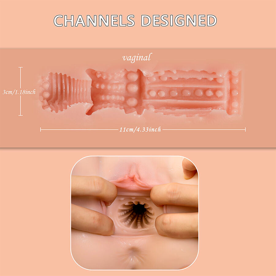 XISE - ETHEL THRUSTING REALISTISCHER VAGINA-MASTURBATOR MIT MEHRPOSITIONSVIBRATION