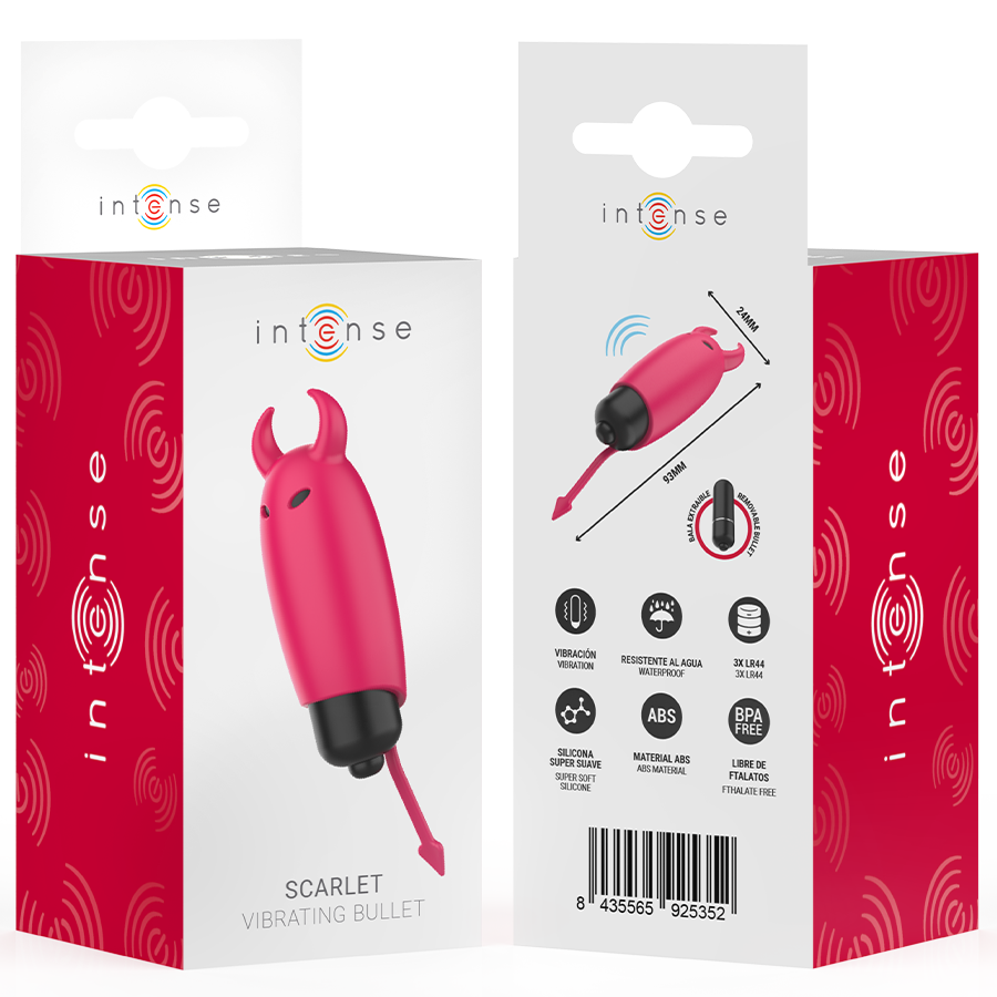 INTENSE - SCARLET VIBRANT BALL RED DEMON 9.3 X 2.4 CM