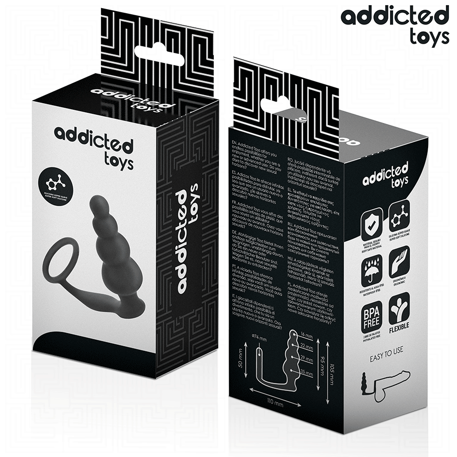 ADDICTED TOYS - ANALPLUG MIT RING MODELL 5