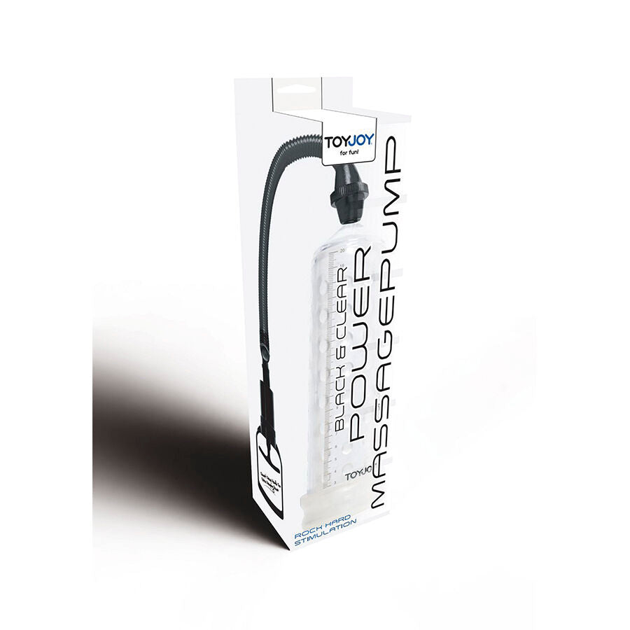 TOYJOY - LEISTUNGSSTARKE MASSAGEPUMPE MIT TRANSPARENTER HÜLLE