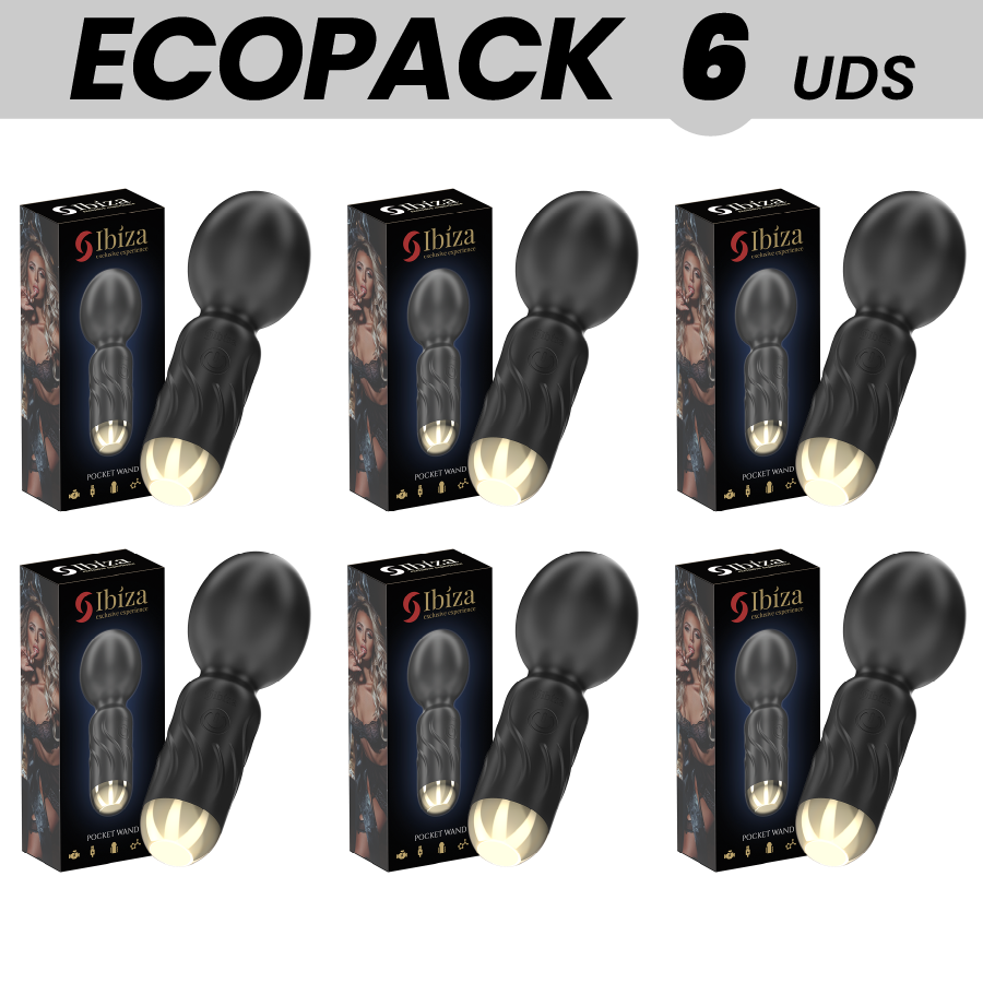 ECOPACKS 6 UNITS – IBIZA POCKET JACK VIBRATOR