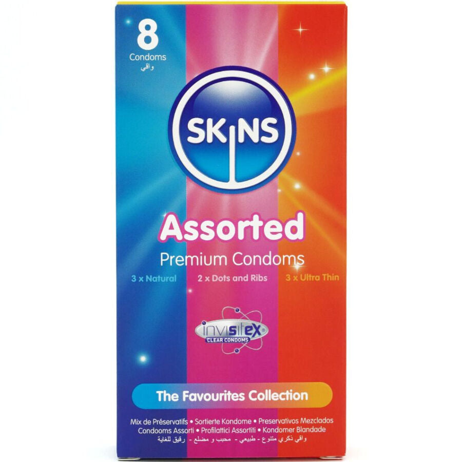 SKINS - SORTIERTE PREMIUM-KONDOME PACKUNG 8