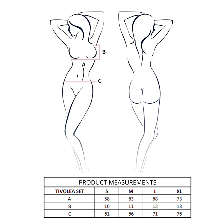 PASSION - TIVOLEA BH + STRING SET VIOLETT S/M