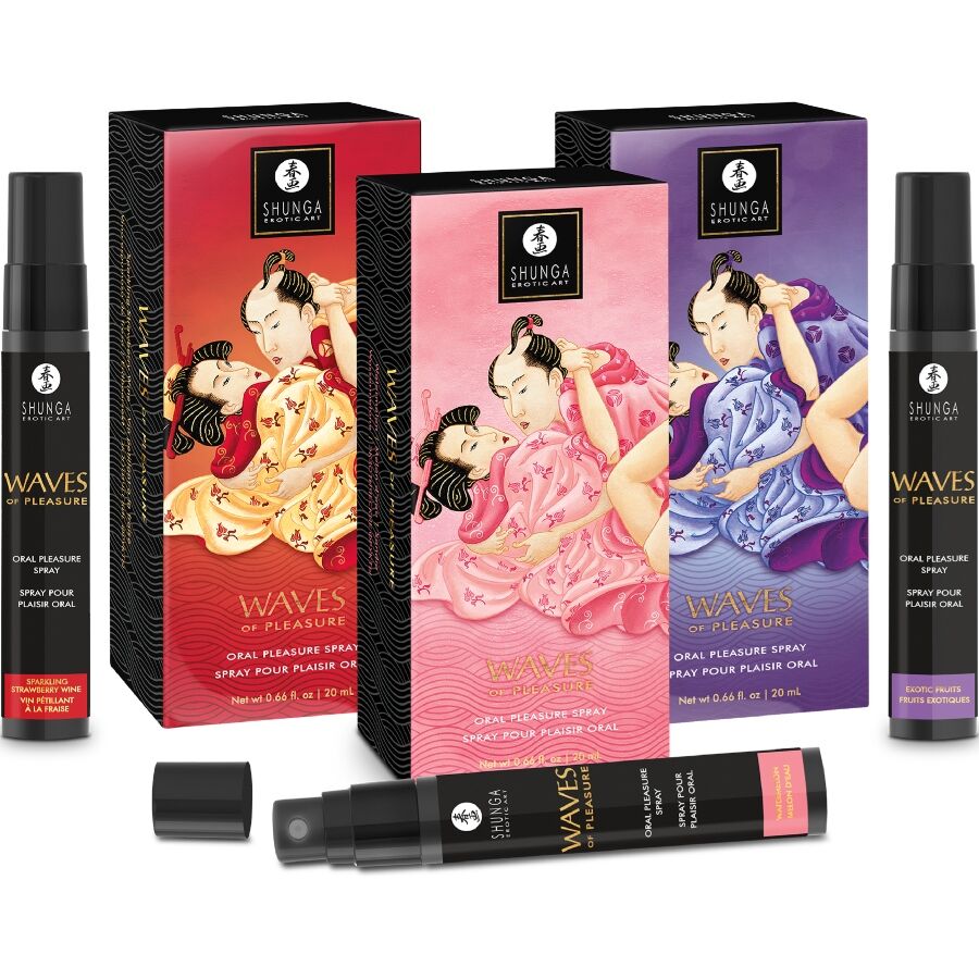SHUNGA - WAVES LUSTIGES SPRAY ZUM ORALEN VERFÜHRERISCHER EXOTISCHER FRÜCHTE 20 ML