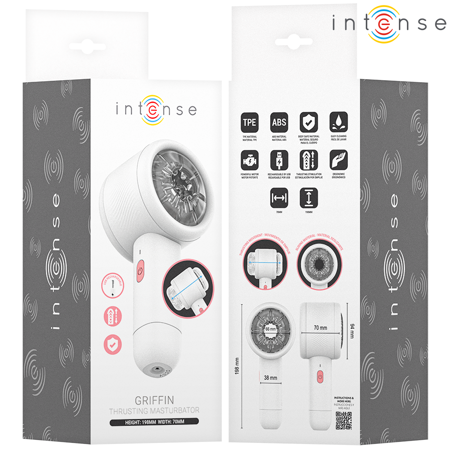 INTENSE - GRIFFIN MASTURBATOR MIT FORTGESCHRITTENEM STOSS