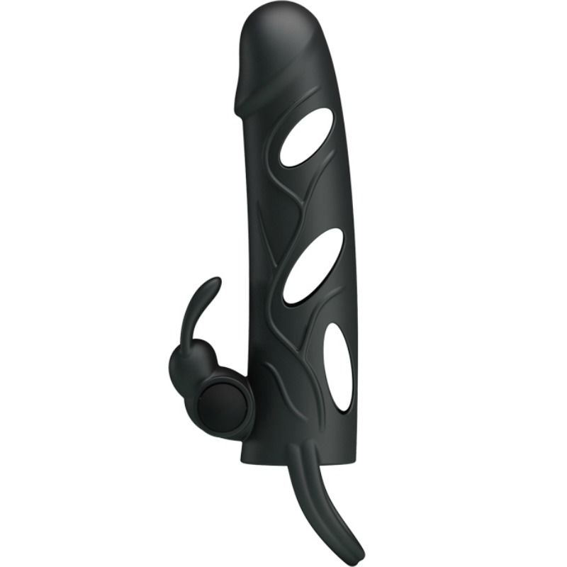 PRETTY LOVE - SILICONE SLEEVE WITH VIBRATION 14 CM 2.0