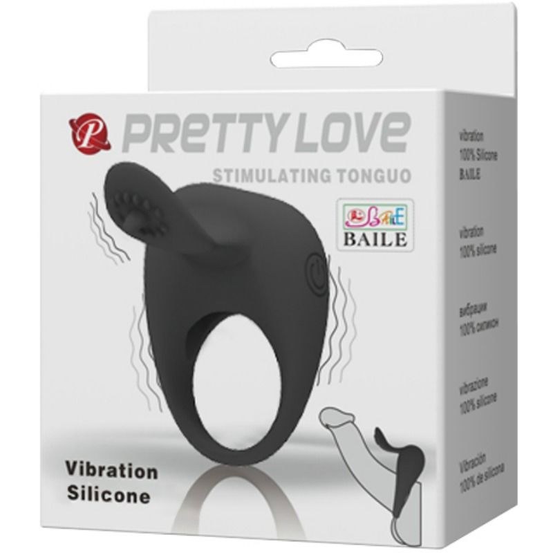 PRETTY LOVE - VIBRANT RING WITH TONGUE
