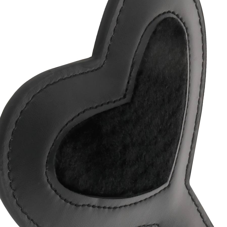 DARKNESS - BLACK FETISH LOVE VELOUR PADDLE