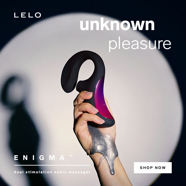 LELO - ENIGMA DOPPELSAUG-STIMULATIONSMASSAGER SCHWARZ