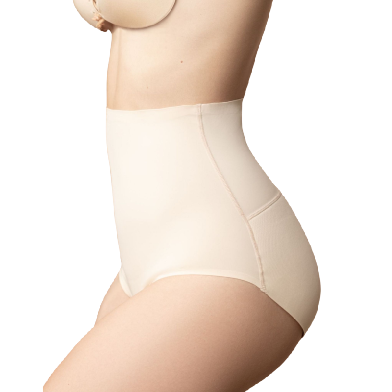 BYE-BRA - HIGH-HIGH PANTIES WITH BOTTOM PADDING SIZE S