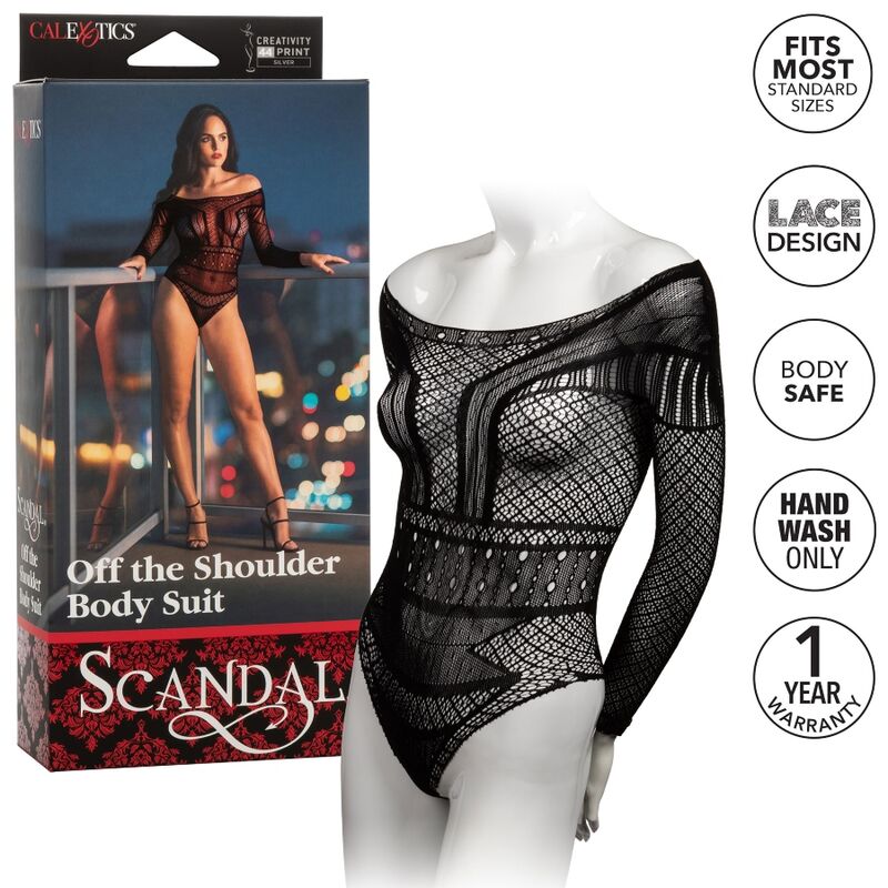 CALEXOTICS - SCANDAL SHOULDER SUIT ONE SIZE