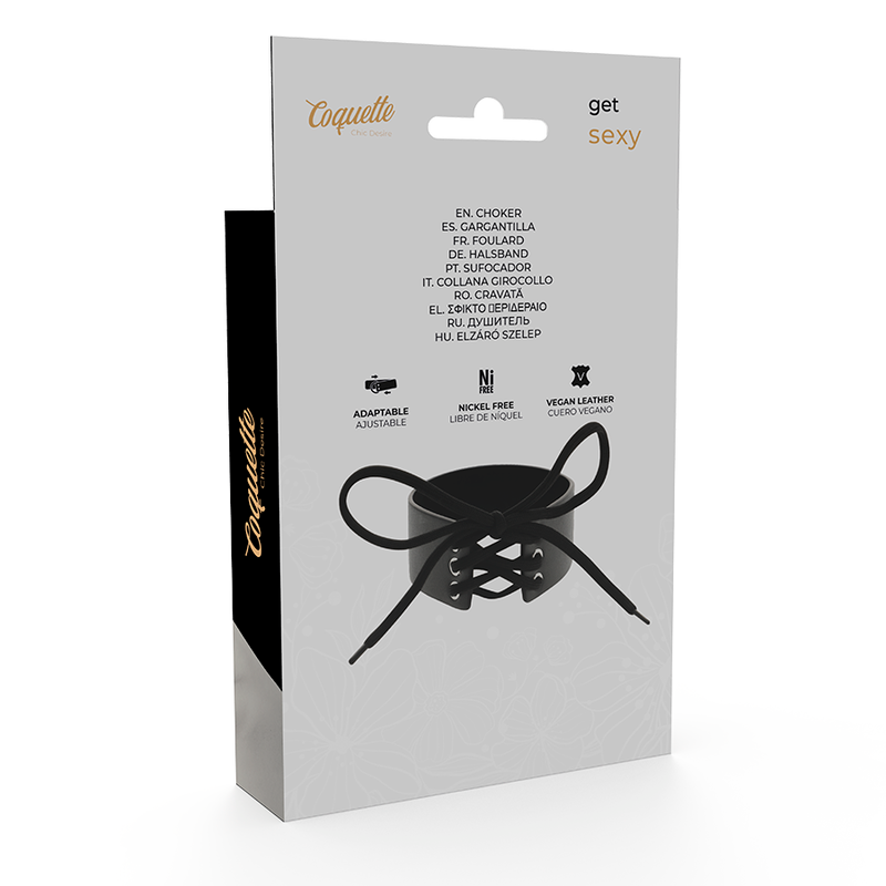 COQUETTE CHIC DESIRE - VEGAN LEATHER COLLAR