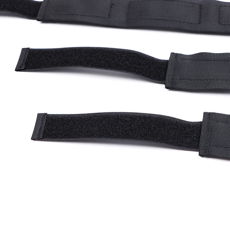 OHMAMA FETISH - HANDCUFFS AND COLLAR MADE OF NYLON