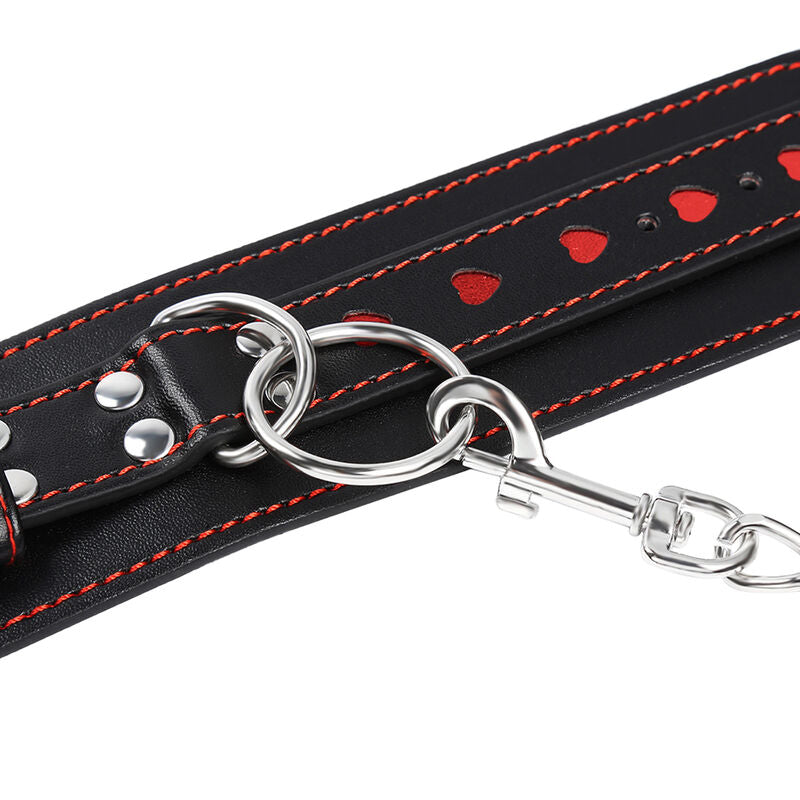 OHMAMA FETISH - HANDCUFFS WITH HEART INSERTS