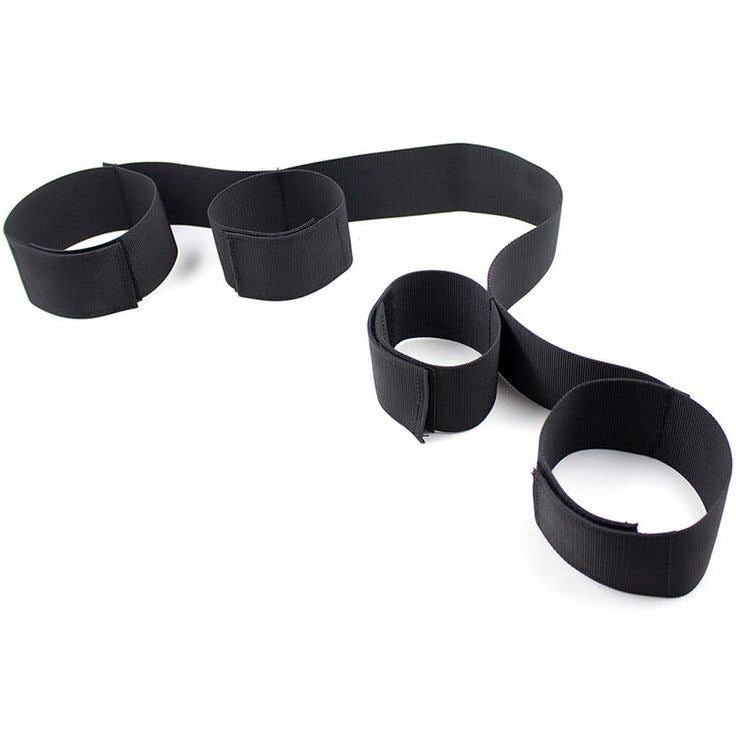 OHMAMA FETISH - SPREADER SOFT BAR NYLON WRIST CUFFS