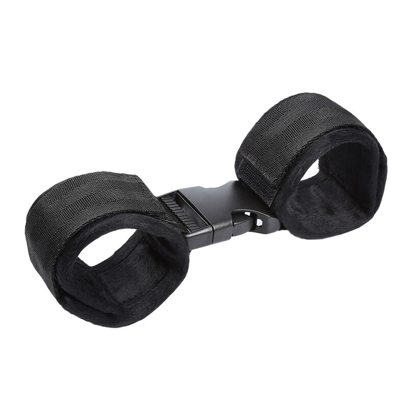 OHMAMA FETISH - NYLON WRIST CUFFS WITH HOOK AND LOOP CLOSURE