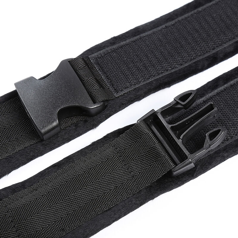 OHMAMA FETISH - NYLON WRIST CUFFS WITH HOOK AND LOOP CLOSURE