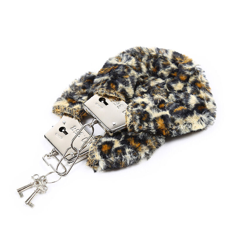 OHMAMA FETISH - VELVET FURLINED METAL WRIST CUFFS