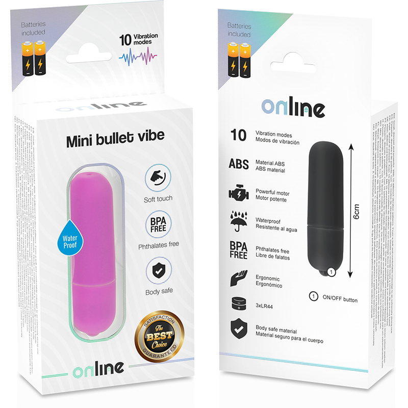 ONLINE - MINI PURPLE VIBRANT BALL