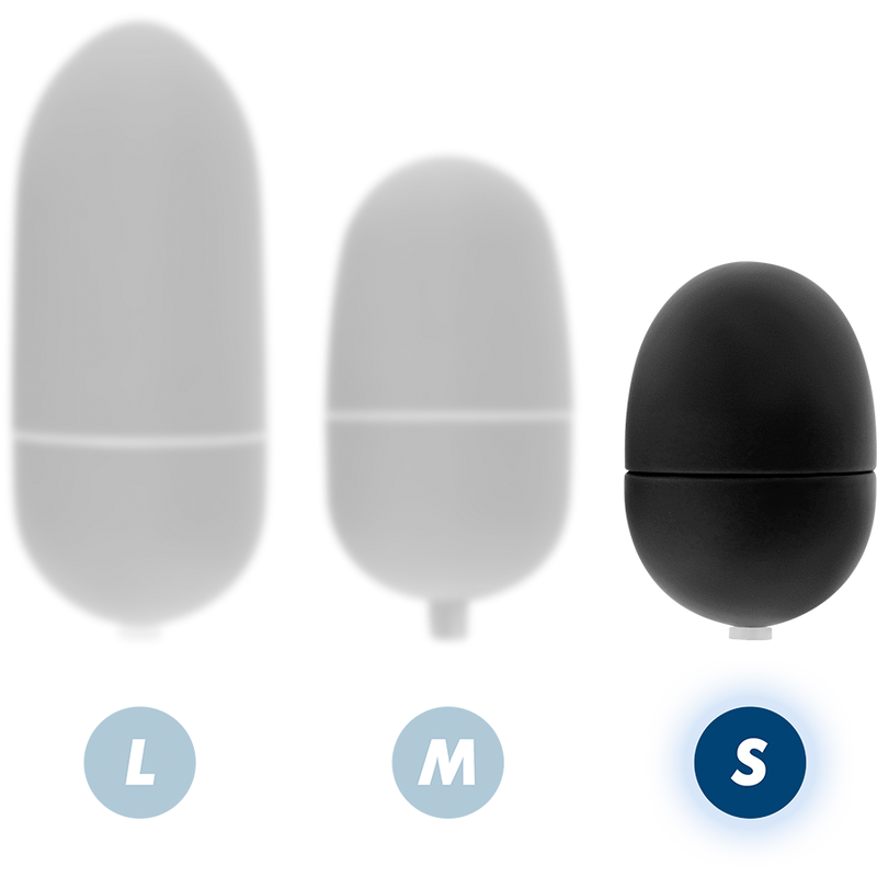 ONLINE - VIBRANT EGG WITH REMOTE CONTROL BLACK