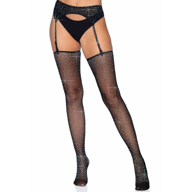 LEG AVENUE - ONE SIZE GARTER AND STOCKING SET