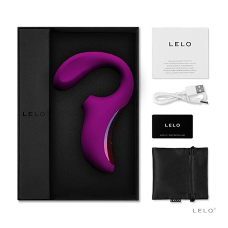 LELO - ENIGMA CRUISE DOUBLE STIMULATION SONIC MASSAGER DEEP ROSE
