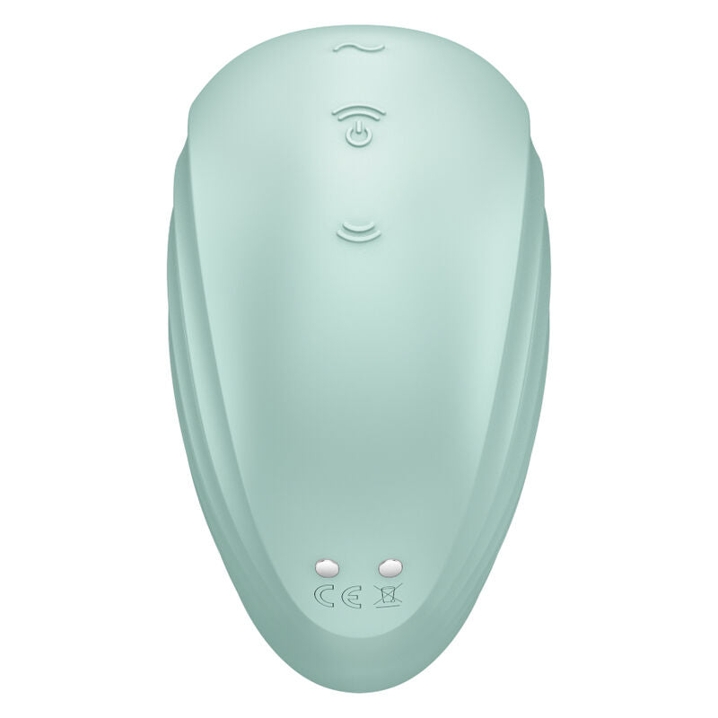 SATISFYER - PEARL DIVER AIR PULSE STIMULATOR &amp; VIBRATOR GREEN