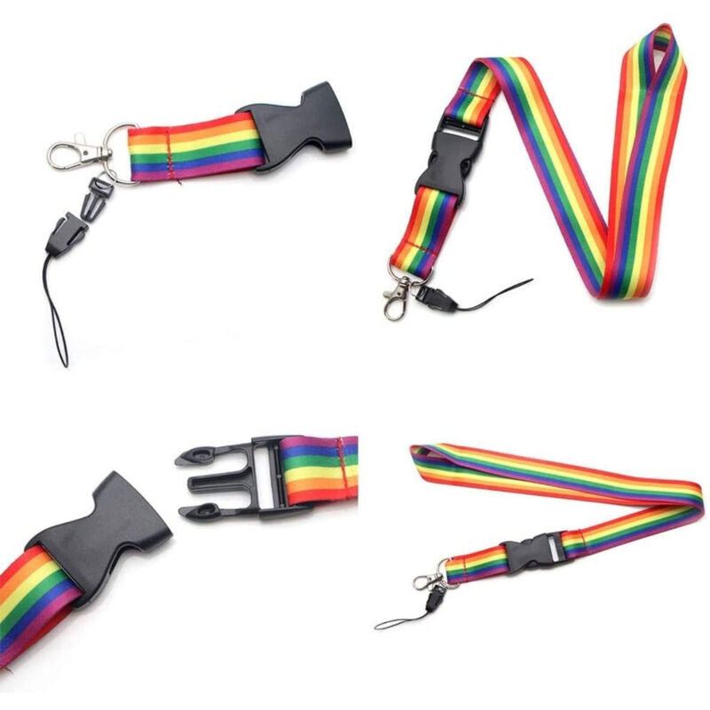 PRIDE - LGBT FLAG KEYRING