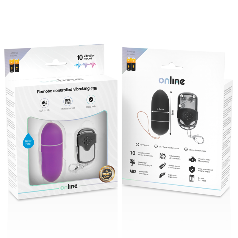 ONLINE - REMOTE CONTROL VIBRANT EGG LILAC