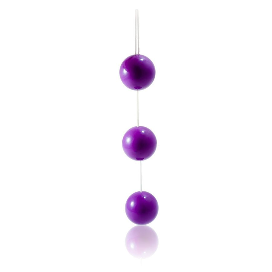 BAILE - STRIPED PURPLE ABS ANAL BALLS