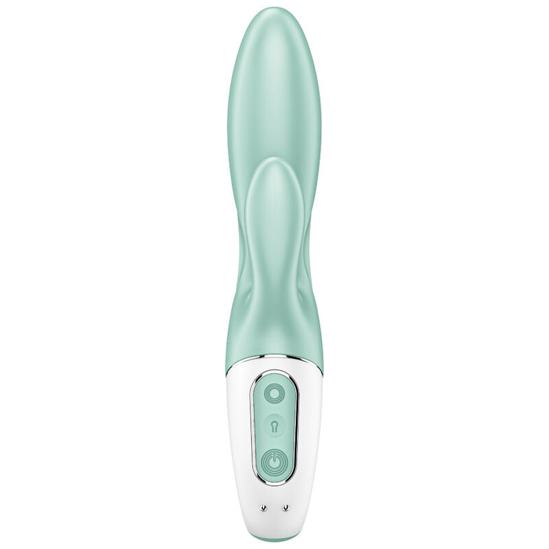SATISFYER - AIR PUMP BUNNY 5+ AUFBLASBARE KANINCHENVIBRATOR-APP GRÜN
