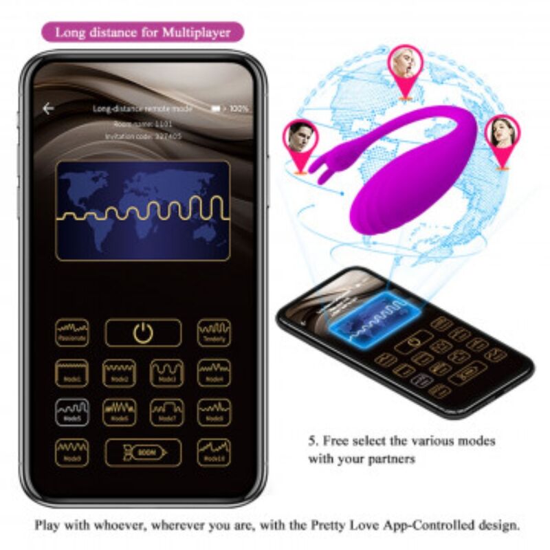 PRETTY LOVE - CATALINA MASSAGER FREE APP LILATRIC
