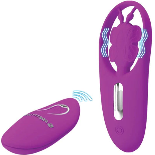 PRETTY LOVE - DANCING BUTTERFLY STIMULATOR FOR PANTIES WITH REMOTE CONTROL LILATRIC