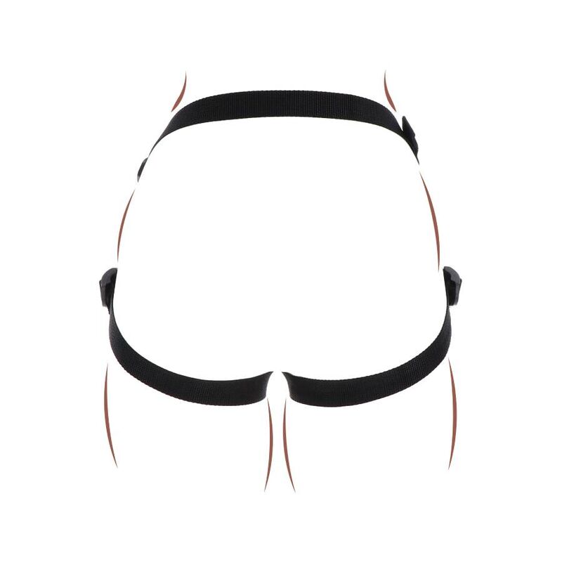 GET REAL - STRAP-ON FUN DISHES BLACK