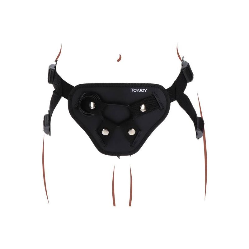 GET REAL - STRAP-ON DELUXE STRAP BLACK