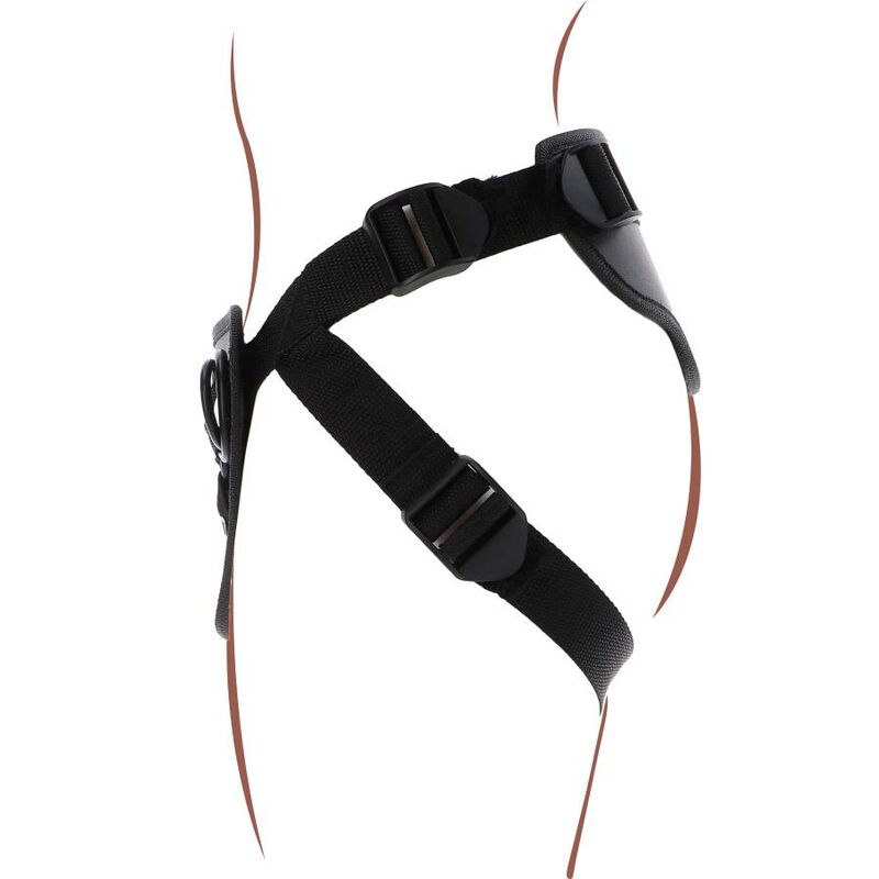 GET REAL - STRAP-ON DELUXE STRAP BLACK