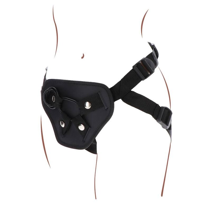 GET REAL - STRAP-ON DELUXE STRAP BLACK