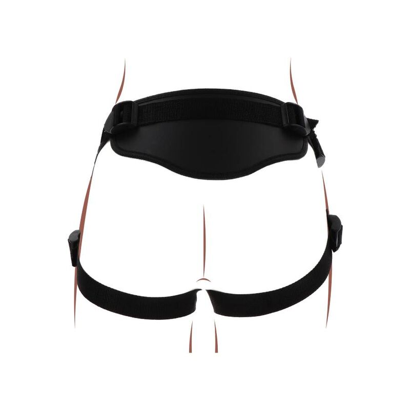 GET REAL - STRAP-ON DELUXE STRAP BLACK
