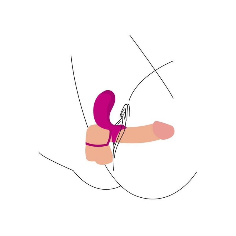 XOCOON - COUPLE STIMULATOR RING FUCHSIA